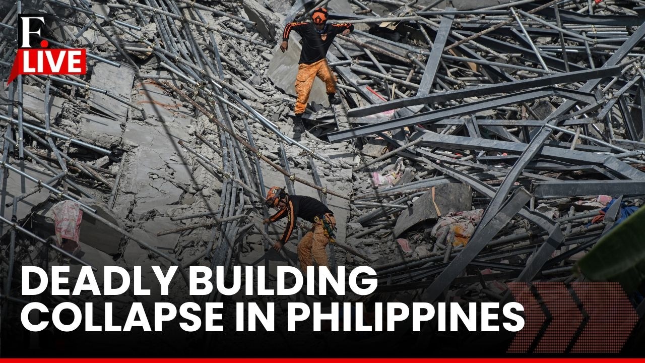 Philippines Building Collapse LIVE: One Dead, Dozens Trapped in Rescue Race, 21+ Missing