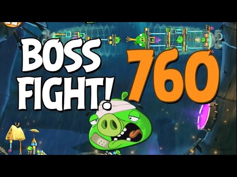 Angry Birds 2 Boss Fight 105! King Pig Level 760 Walkthrough - iOS, Android @Dara7Gaming