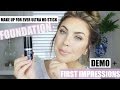 FIRST IMPRESSIONS DEMO Make Up For Ever Ultra HD Invisible Cover Stick Foundation