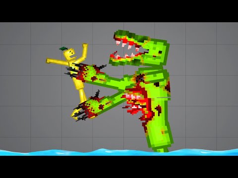 NEW TERRIFYING Monsters EAT RAGDOLLS in Melon Playground Mod Update