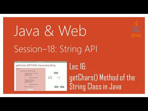 String Api In Java 16 Getchars Method Of The String Class In Java