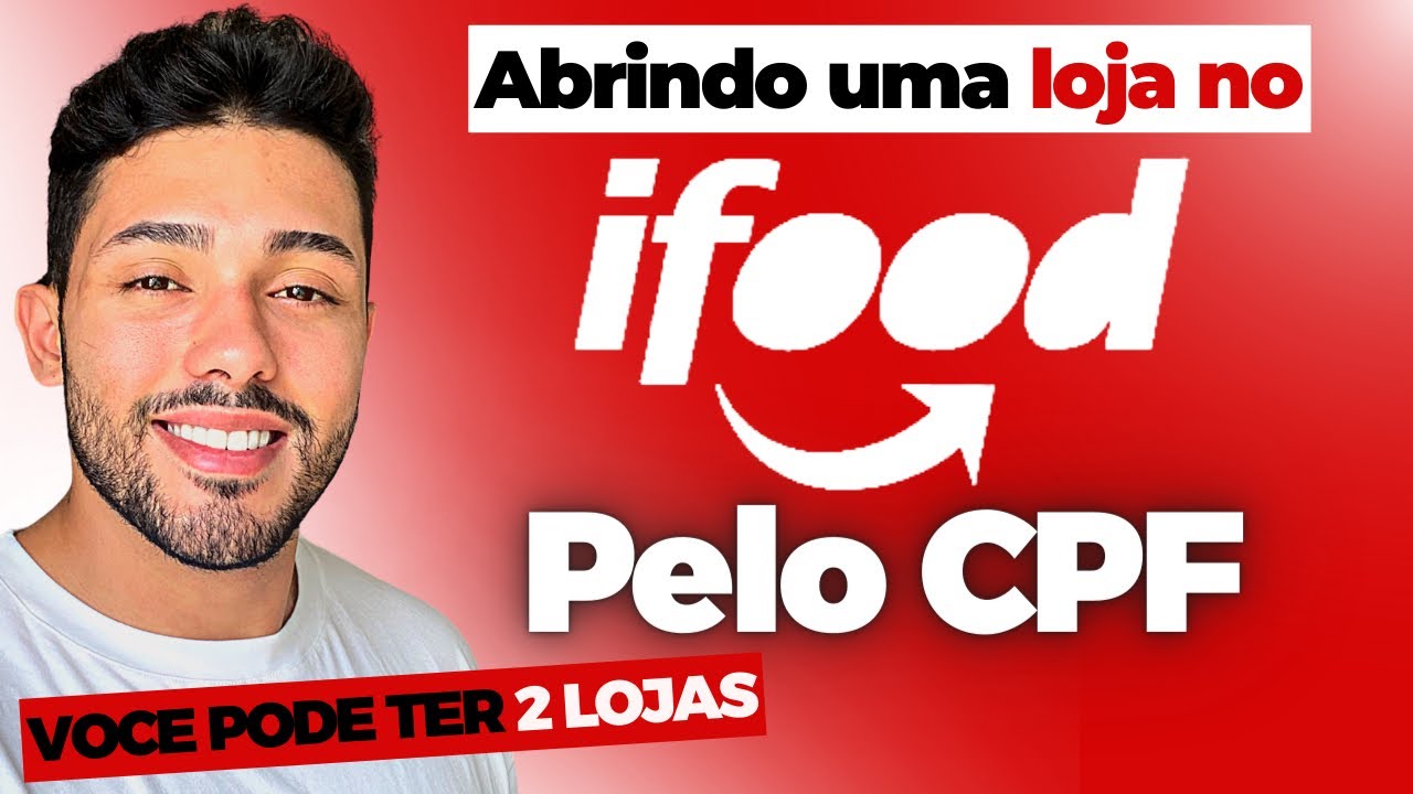 Como se Cadastrar no IFood Pelo CPF ou CNPJ- Ganhando 1 mês grátis/ TENHA 2 LOJAS.