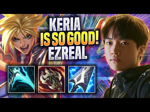 KERIA IS SO GOOD WITH EZREAL! - T1 Keria Plays Ezreal ADC vs Samira! | Preseason 2023