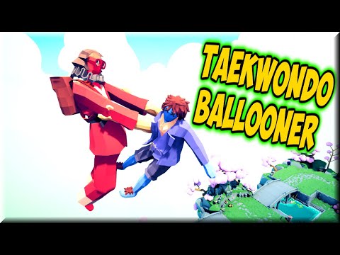 TABS | High Kick! Taekwondo Ballooner vs Every Faction - MODS GAMEPLAY 1/2