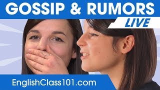 Gossip &amp; Rumors Words and Phrases - Learn English