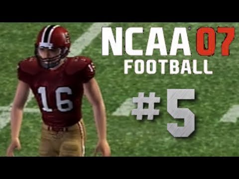NCAA Football 07 PS2 Gameplay Harvard Crimson Ep.5 (vs 1AA East)