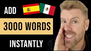 I found 17 Patterns that give you 3000 Spanish words Instantly for Learning Spanish