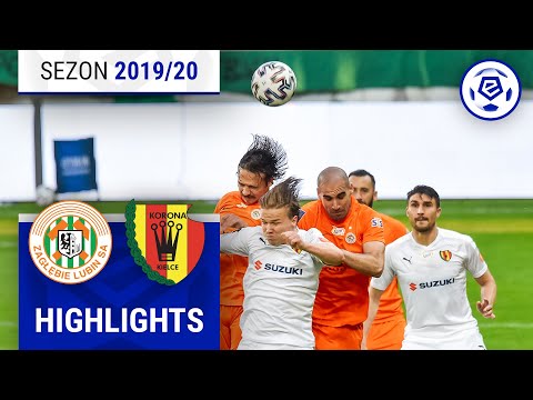 Zagłębie Lubin - Korona Kielce 2:1 [Skrót] 33. Kolejka | 2019/20