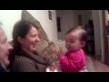 Abigail Learns To Eat With A Spoon