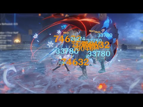 Arlecchino With Rosaria MELT - Genshin impact