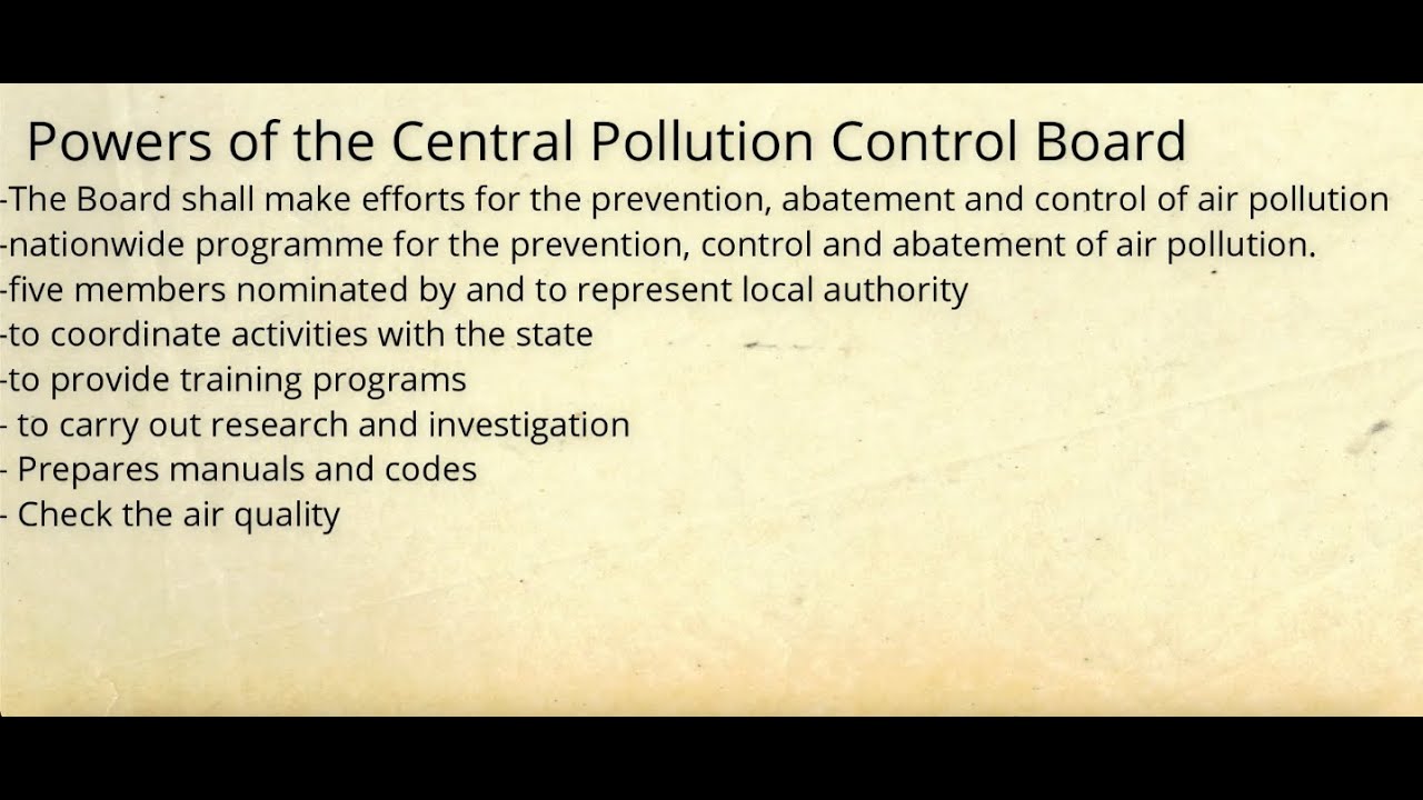 Air (Prevention and Control of Pollution) Act, 1981