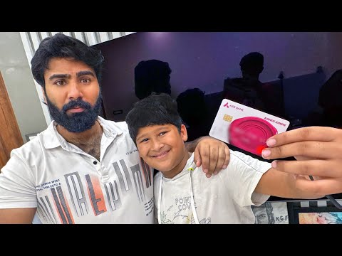 Giving my credit card to chinu for 1 hour