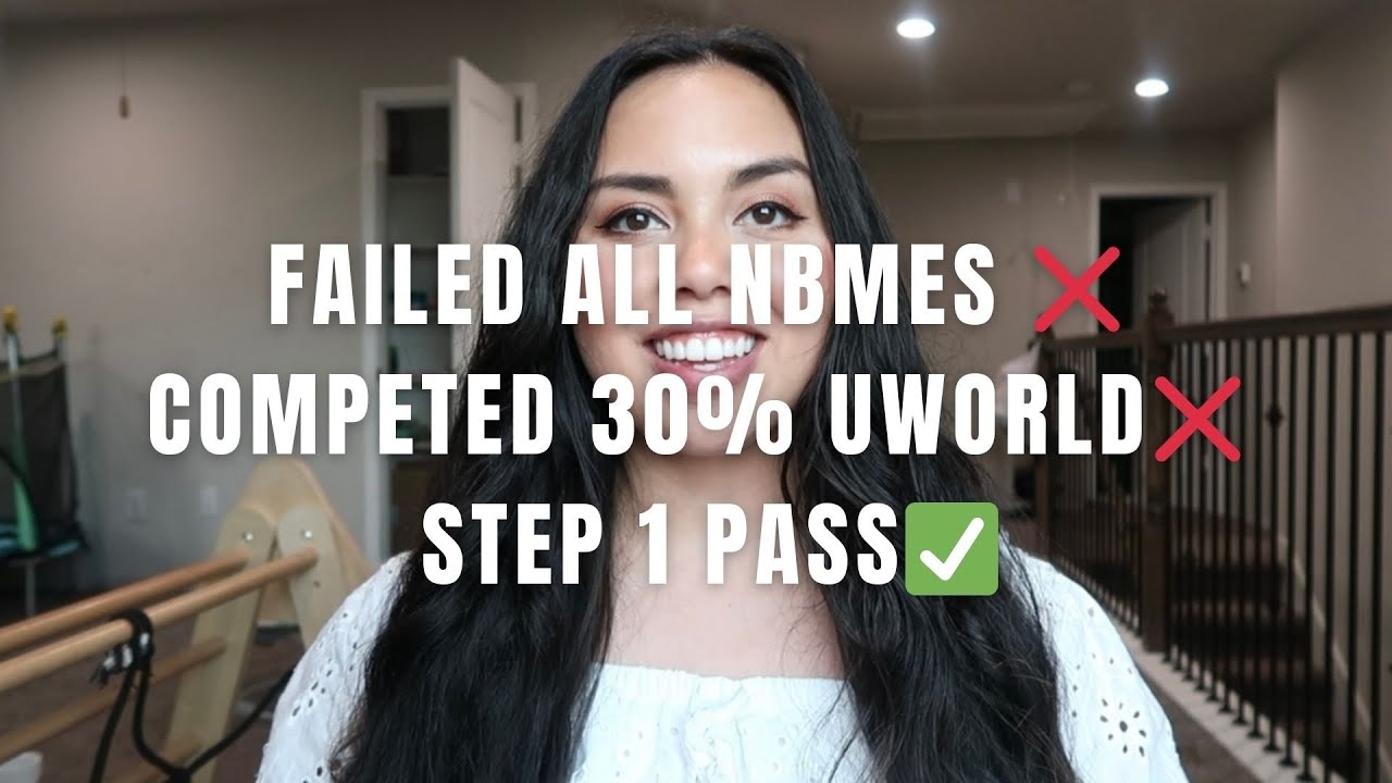 SIX TIPS to PASS STEP 1 in FOUR WEEKS (Failed all nbmes, Only 30% UWorld completed)
