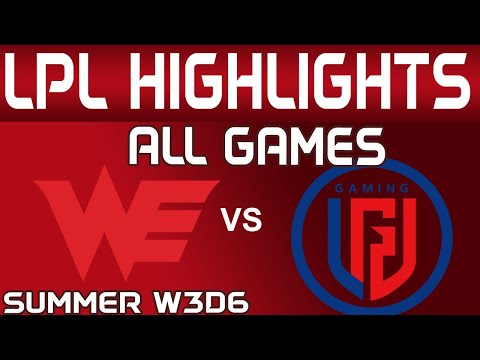 WE vs LGD Highlights ALL GAMES LPL Summer 2024 Team WE vs LGD Gaming by Onivia