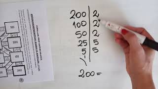 Laberinto de la descomposición en factores primos