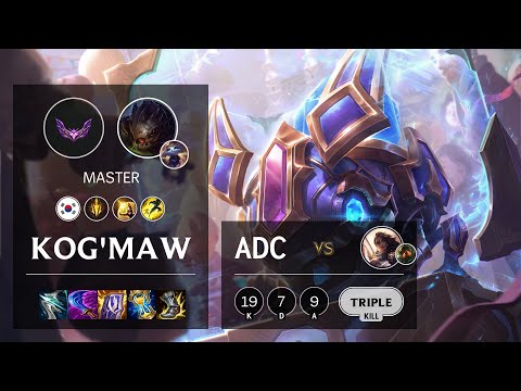 Kog'Maw ADC vs Samira - KR Master Patch 12.5