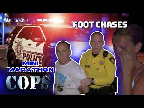 Foot Chases | Mini Marathon | COPS TV Show