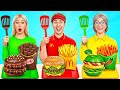 McDonald's Chef vs Grandma Cooking Challenge by Multi DO Smile