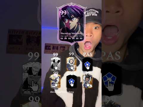 FINALLY GETTING RANK 99 STRIKER OVERALL? 🤯🤯#bluelock