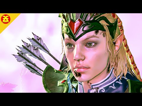 OGRE KINGDOMS vs HIGH ELVES - Massive Battle Total War Warhammer