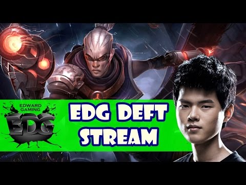 [ July 12,2016 ] EDG Deft | Lucian vs Jhin | Kr challenger | s6 live stream