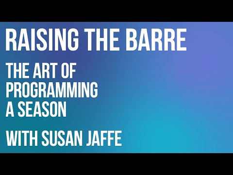 Raising the Barre: Interview with Susan Jaffe