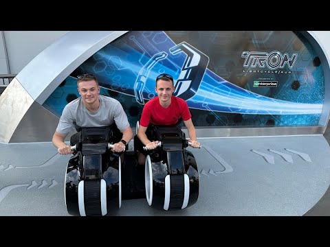 Video review of TRON Lightcycle / Run by Mist Vlogs: Theme Parks & Attractions!