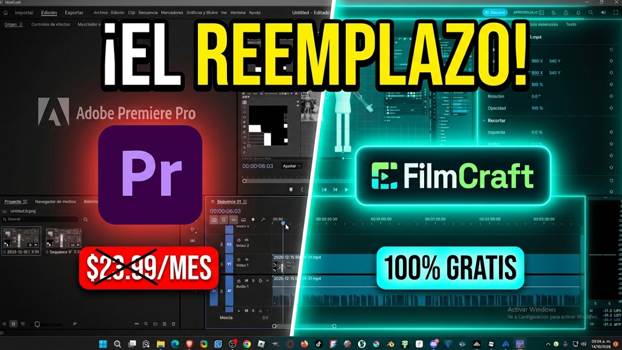 CONOCE El Adobe Premier Gratuito FilmCraft de ArtCraft