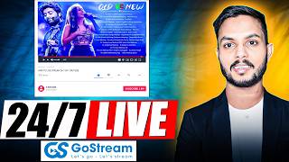 24/7 on YouTube With Gostream 2025 | How to Live Pre-Recorded Video on Youtube 2025 | Loop Streaming