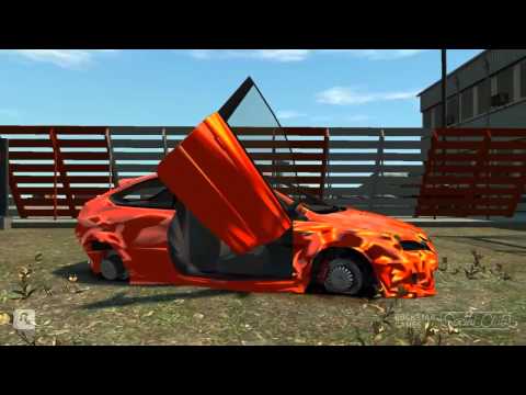 GTA 4 IV PC FORD FOCUS ST CRASH TESTING HD 1080p