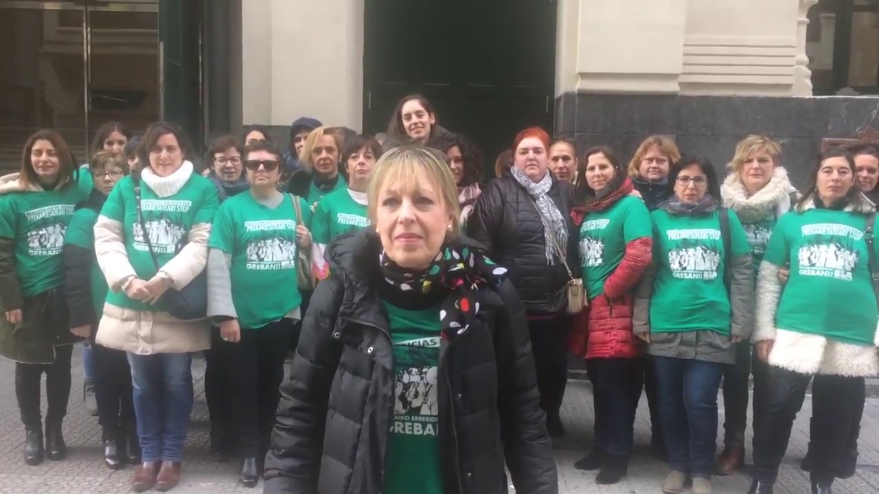 M8: Bizkaiko erresidentzietan ere #emakumeokplanto