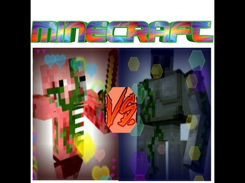 Minecraft:Iron Golem Vs Zombie Pig