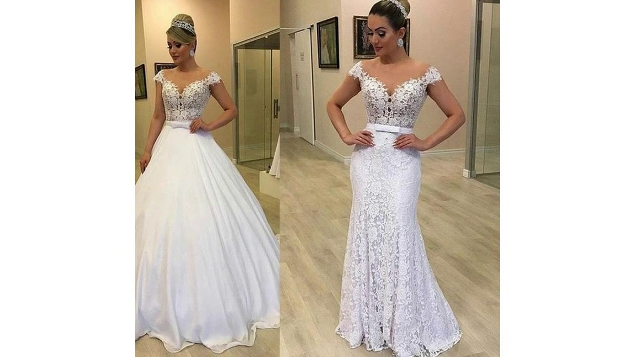 Vestido De Novia Falda Desmontable