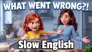 Emma Cooks Dinner Alone! | Slow English Story for Beginners (A1–A2)