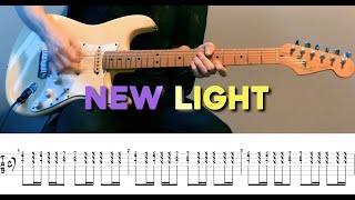 New Light Guitar SOLO | John Mayer Play Through | with TAB!