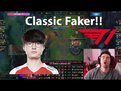 Faker Playing Leblanc And Smurfing On EUW SoloQ - Midbeast Spectates The Pros!!