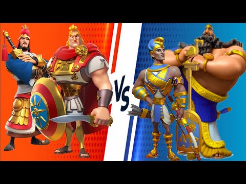 Alexander the Great Cheok Jun-gyeong VS Ramesses Gilgamesh - Rise of Kingdom in 2021