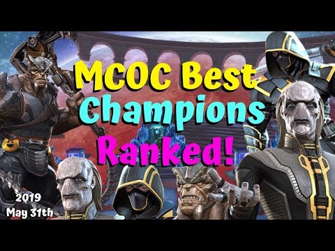 MCOC Best Champions Ranked! Cull/Maw/Ronin! Tier List! - Marvel Contest of Champions