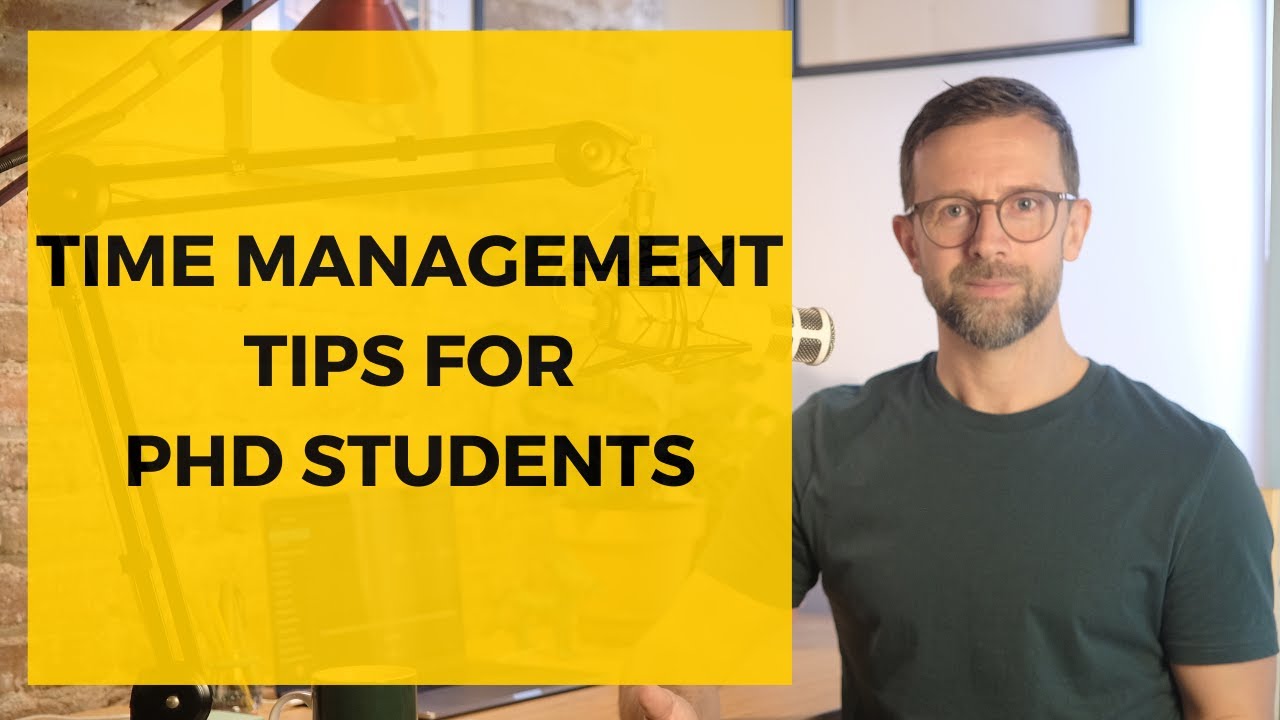 Time management tips for PhD students