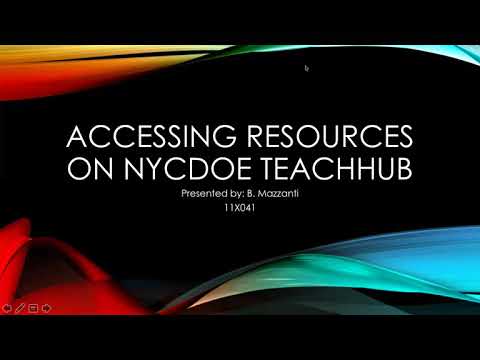 Teachhub Navigation