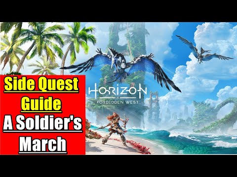 A Soldier's March - How to Climb the Moutain Horizon Forbidden West guide