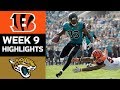 Bengals vs. Jaguars | NFL Week 9 Game Highlights
