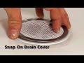 BruCo Easy Install Shower Drain - How to Install a Shower Drain with One Person BruCo Easy Install Shower Drain - How to Install a Shower Drain with One Person