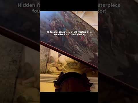 A 1645 Masterpiece Found Hidden Behind a Painting Door! 🔥🐉