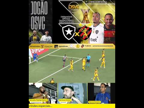 Botafogo 3 x 2 Sport • Brasileirão • Narração Rodrigo Santos • Jogaço no Nilton Santos!