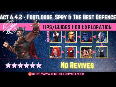MCOC: Act 6.4.2 - Footloose, Spry & The Best Defence - Tips/Guides - No Revives - Story quest