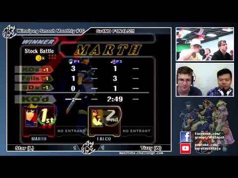 WSM10 Melee Grand Finals (1/2) - Tizzy vs. Star