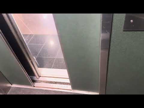 Epic Rare Black Button Westinghouse Traction Elevator @ The Lee Building in Falls Church, VA