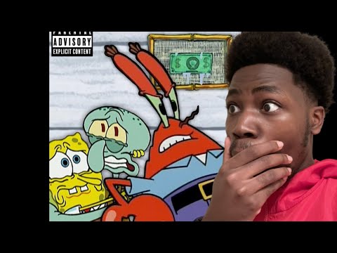 Blueryai Reacts to  ME MILLIONTH DOLLAR - MR KRABS X SQUIDWARD X SPONGEBOB