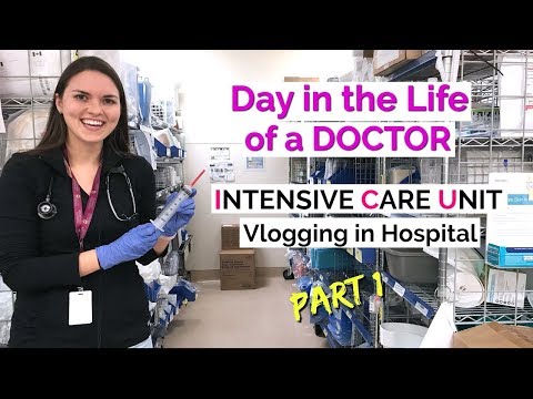 DAY IN THE LIFE OF A DOCTOR: Vlogging in Hospital, Intensive Care Unit (PART 1) Video